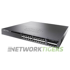 Cisco WS-C3650-24PDM-E 24x 1GB PoE+ RJ45 2x 10GB SFP+ 2x 1GB SFP Switch