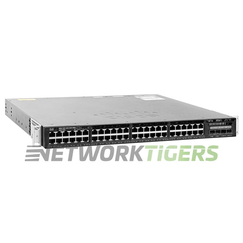 Cisco WS-C3650-48FD-S 48x 1GB PoE+ RJ-45 2x 10GB SFP+ 2x 1GB SFP Switch