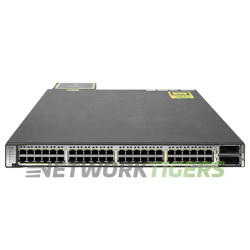 Cisco WS-C3750E-48PD-SF 48x 1GB PoE+ RJ45 2x 10GB X2 Switch
