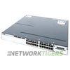Cisco WS-C3750X-24P-E 24x 1GB PoE+ RJ45 1x Module Slot Switch