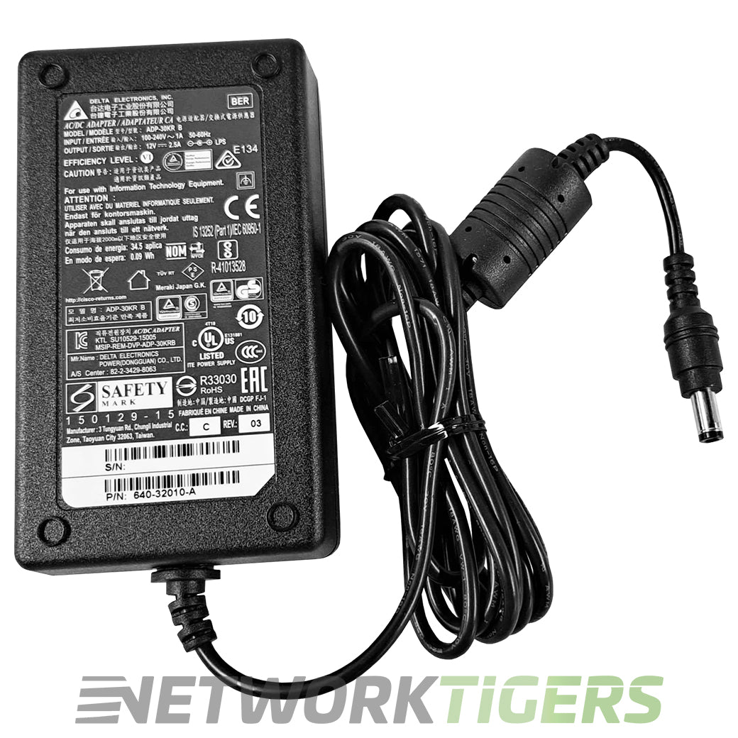 MA-PWR-30WAC | Cisco Power Adapter | Meraki MX64 MX64W MX67 Series