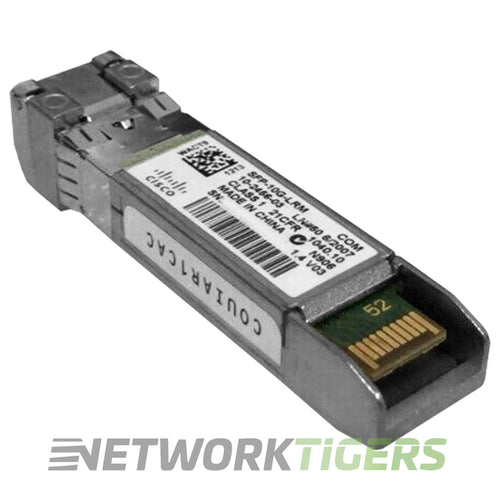 Cisco SFP-10G-LRM 10GB BASE-LRM 1310nm Long Reach MMF SFP+ Transceiver