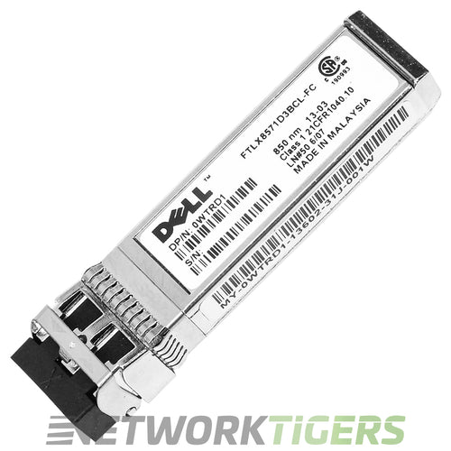Dell WTRD1 SFP-10G-SR 10GB BASE-SR 850nm Short Reach MMF SFP+ Transceiver