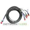 NEW Dell 470-AAXH 5m 40GB QSFP to 4x 10GB SFP+ P8T4W DA Breakout Cable