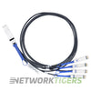 NEW Extreme 10321 3m 40GB QSFP to 4x 10GB SFP+ Direct Attach Breakout Cable