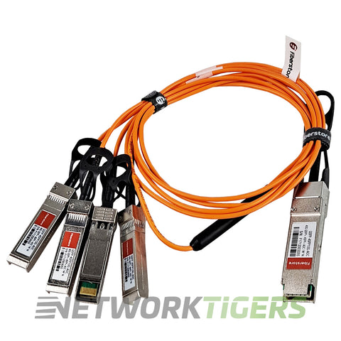 Fiberstore QSFP-4SFP10G-AOC | Fiberstore QSFP to 4x SFP10G Breakout | Active ...