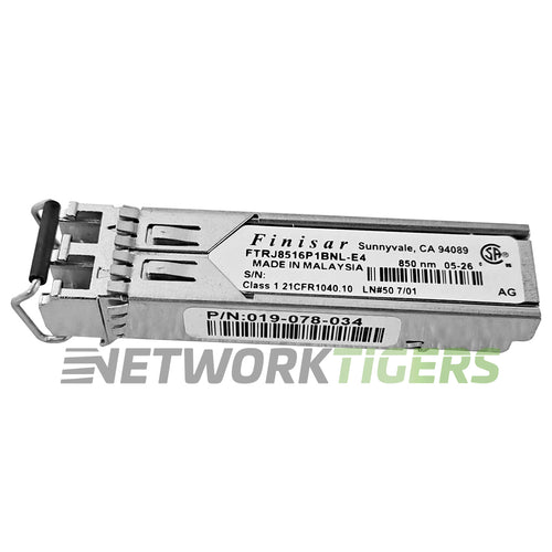 Finisar FTRJ8516P1BNL-E4 2.125 Gbps Fibre Channel 850nm 550M LC Transceiver SFP