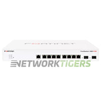 Fortinet FS-108E-POE 8x 1GB RJ45 (4x PoE) 2x SFP Registrable / Unclaimed Switch