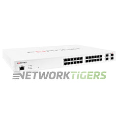 Fortinet FS-124E-POE 100 24x 1GB RJ45 4x 1GB SFP Registrable / Unclaimed Switch