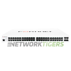 Fortinet FS-148F-FPOE 48x 1GB PoE+ RJ45 4x SFP+ Registrable / Unclaimed Switch