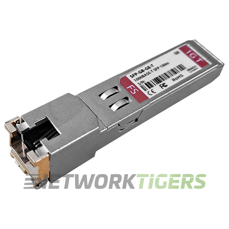 SFP-GB-GE-T | FS SFP | 1 Gigabit BASE-T - NetworkTigers
