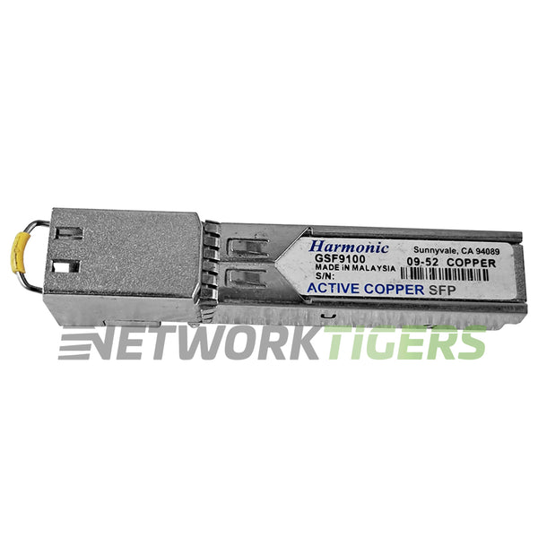 Harmonic GSF9100-02-1F SFP Transceiver – 1GB BASE-T Copper RJ-45 – Used