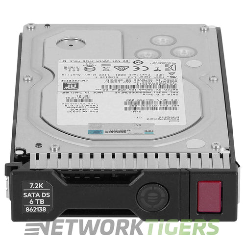 NEW HPE 861750-B21 Midline 7.2K LFF (3.5in) SC 6TB SATA 6G Server Hard Drive