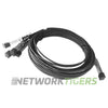NEW HPE JG331A 5m 40GB QSFP+ to 4x 10GB SFP+ Direct Attach Copper Breakout Cable