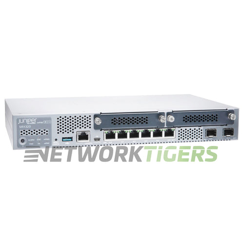 NEW Juniper SRX320-SYS-JB 1Gbps 6x 1GB RJ-45 2x SFP Gateway w/ Junos Services