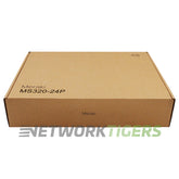 NEW Cisco Meraki MS320-24P-HW 24x 1GB PoE+ RJ45 4x 10GB SFP+ Unclaimed Switch product image 1