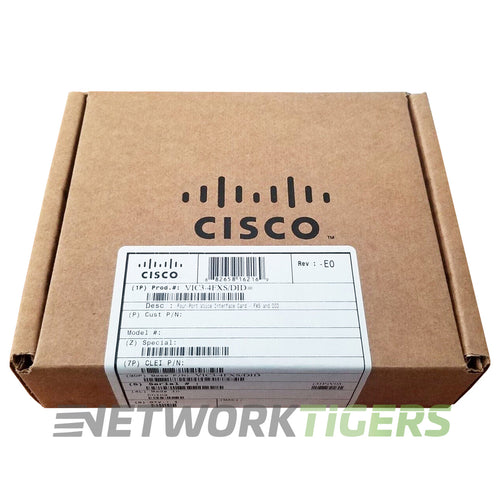 NEW Cisco VIC3-4FXS/DID 4x FXO Router Voice/Fax Interface Card