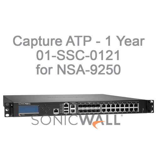 SonicWall 01-SSC-0121 Capture ATP (1 Year) Service for NSA 9250