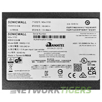 SonicWall 02-SSC-4326 NSA 3700 5.5 Gbps Gen 7 Firewall - TRANSFER READY