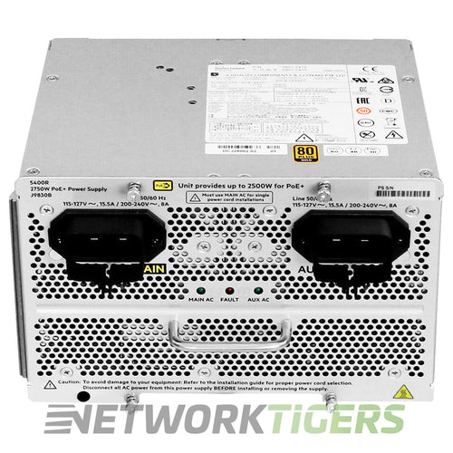 HPE Aruba J9830B 5400R zl2 Series 2750W PoE+ Switch Power Supply