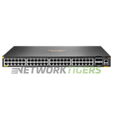 HPE Aruba JL665A CX 6300 Series 48x 1GB PoE+ RJ45 4x 50GB SFP56 Switch product image 1
