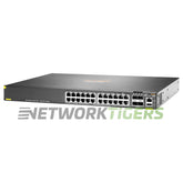 HPE Aruba JL666A CX 6300 Series 24x 1GB PoE+ RJ45 4x 50GB SFP56 Switch product image 1