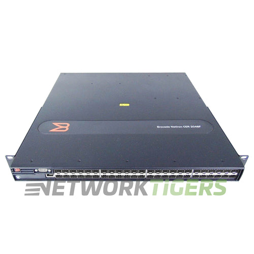 Brocade NI-CER-2048F-DC NetIron CER 2000 48x 1GB Hybrid Fiber SFP (DC) Switch