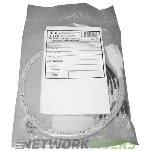 NEW Cisco AIR-CAB002-DART-R Aironet 2ft Smart Antenna Connector to RP-TNC Cable