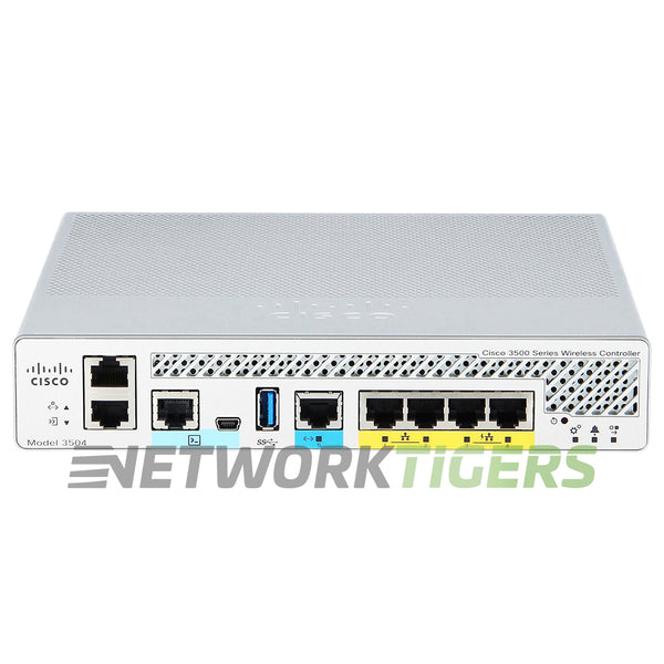 Cisco AIR-CT3504-K9 4x 1GB RJ45 Wireless LAN Controller for up to 150 AP's