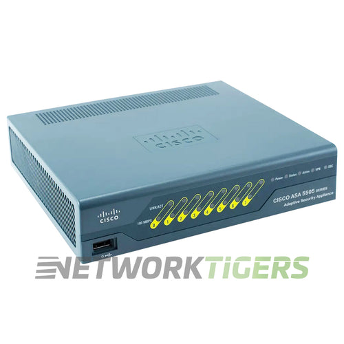 Cisco ASA5505-SEC-BUN-K9 150 Mbps 8x FE RJ45 (2x PoE) Unlimited-User Firewall