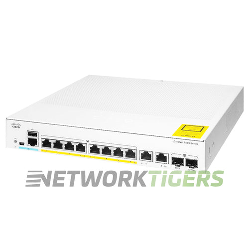 Cisco C1000-8FP-E-2G-L Catalyst 1000 8x 1GB PoE+ RJ-45 2x 1GB Combo Switch