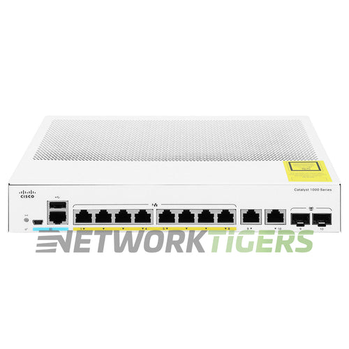 Cisco C1000-8P-E-2G-L Catalyst 1000 Series 8x 1GB PoE+ RJ45 2x 1GB Combo Switch