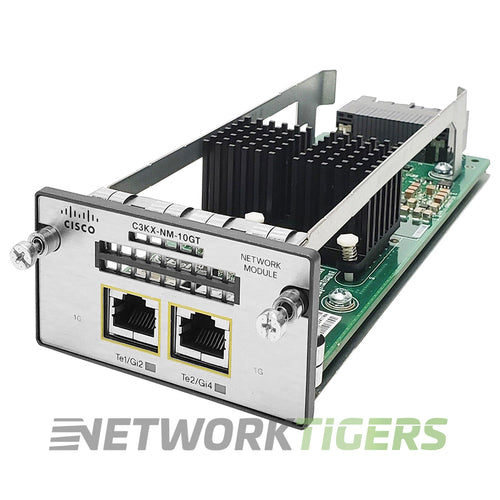 Cisco C3KX-NM-10GT Catalyst 3750X 2x 10Gb RJ45 Switch Module