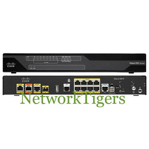 Cisco C891F-K9 ISR 890 Series 8x 1GB RJ-45 1x 1GB Combo Router