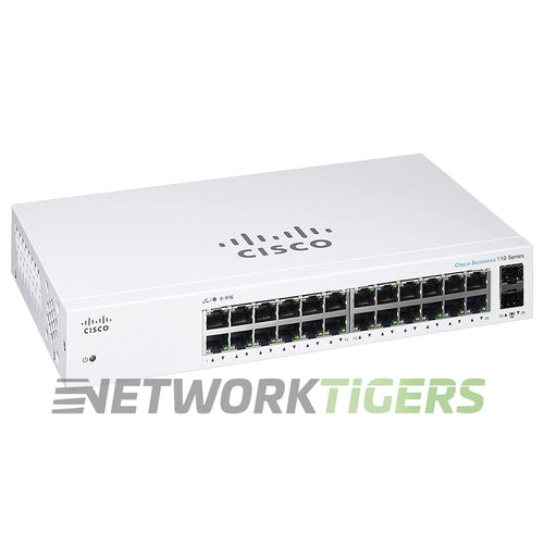 Cisco CBS110-24T-NA 110 Series 24x 1GB RJ-45 2x 1GB SFP Switch