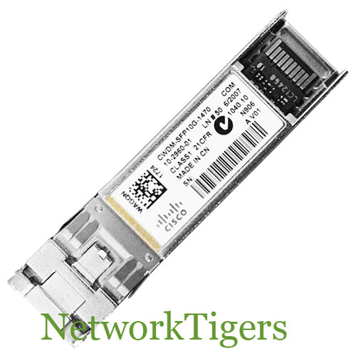 Cisco CWDM-SFP10G-1470 10GB BASE-CWDM 1470nm SMF SFP+ Transceiver