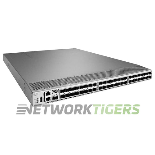 Cisco DS-C9148T-24EK9 MDS 9148T 48x 32GB FC SFP+ (24x Active) B-F Air SAN Switch