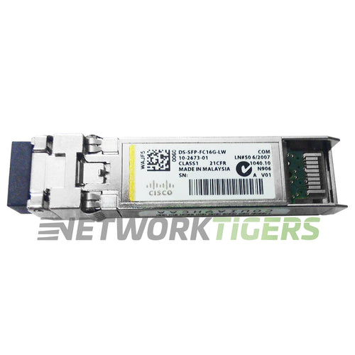 Cisco DS-SFP-FC16G-LW 16GB LW SMF LC Fiber Channel SFP+ Transceiver