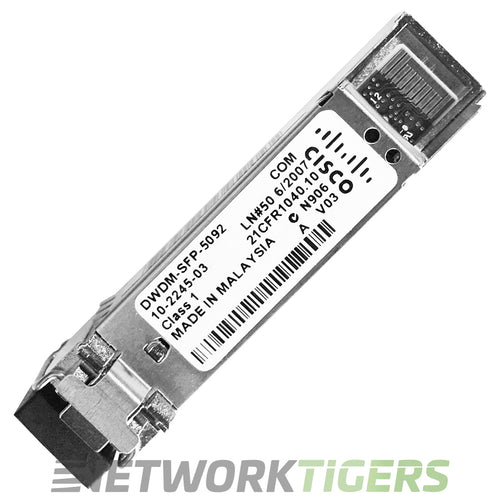 Cisco DWDM-XFP-50.92 10GB BASE-DWDM SMF Optical XFP Transceiver