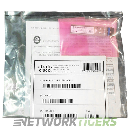 NEW Cisco GLC-FE-100EX 100Mbps BASE-EX 1310nm SMF SFP Transceiver