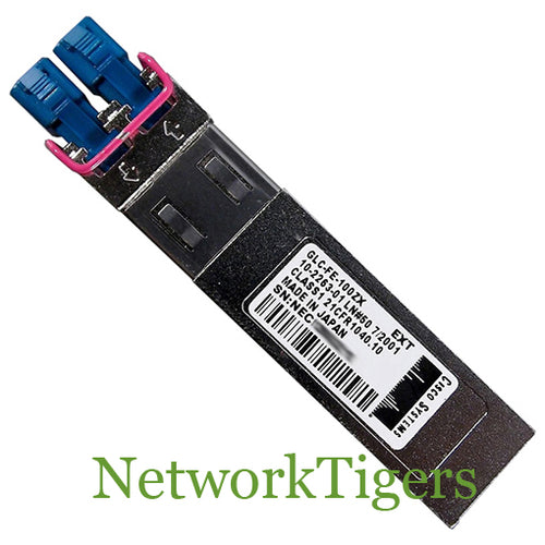 Cisco GLC-FE-100ZX 100Mbps BASE-ZX 1550nm SMF LC SFP Transceiver