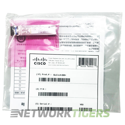 NEW Cisco GLC-LH-SM 1GB BASE-LX/LH 1300nm SMF SFP Transceiver