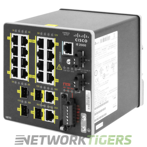 Cisco IE-2000-16TC-B IE 2000 16x FE RJ-45 2x FE SFP 2x FE Combo Switch