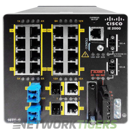Cisco IE-2000-16TC-G-X 16x FE RJ45 2x 1GB Combo 2x FE SFP Switch