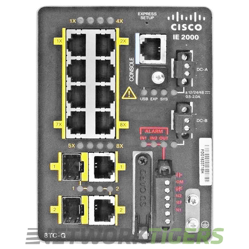 Cisco IE-2000-8TC-G-E Industrial Ethernet 2000 8x FE RJ-45 2x 1GB Combo Switch