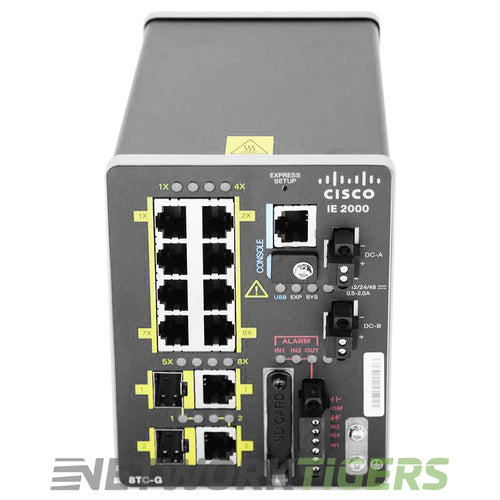 Cisco IE-2000-8TC-G-L Industrial Ethernet 2000 8x FE RJ-45 2x 1GB Combo Switch