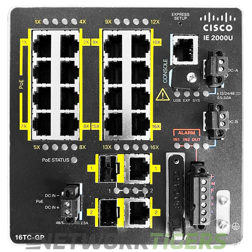 IE2000U16TCGP Cisco Switch Industrial 2000U Series