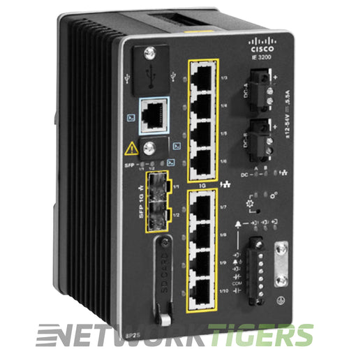 Cisco IE-3300-8P2S-E Catalyst IE3300 Rugged 8x 1GB PoE+ 2x 1GB SFP Switch