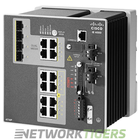 Cisco IE-4000-4T4P4G-E 4x FE RJ45 4x FE PoE RJ45 4x 1GB Combo Switch