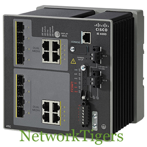 Cisco IE-4000-4TC4G-E IE 4000 Series 4x FE Combo 4x 1GB Switch